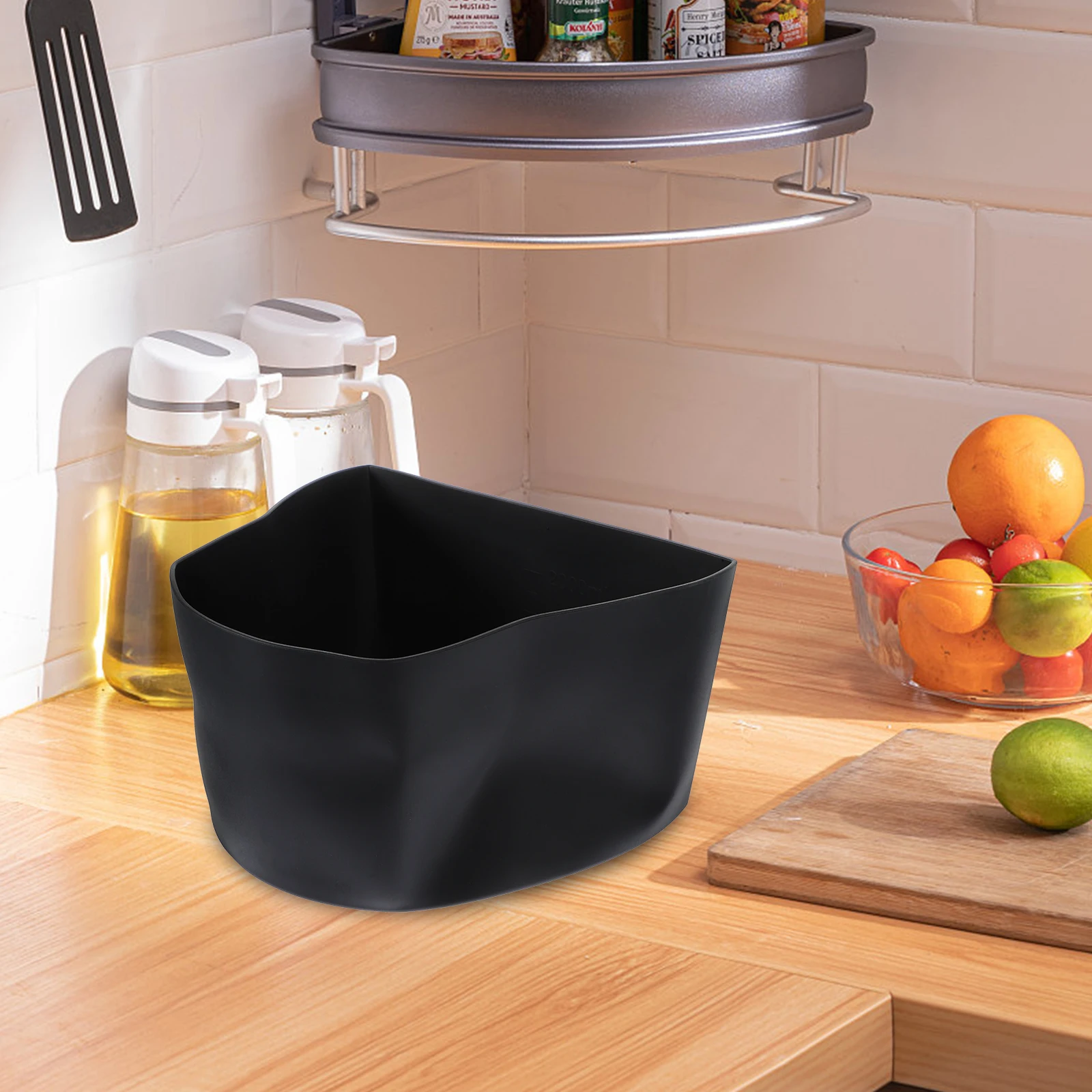

Silicone Slow Cooker Liner Reusable Pot Insert 2in1 Black Heat Resist Kitchen Tool Cooker Insert Multi Function