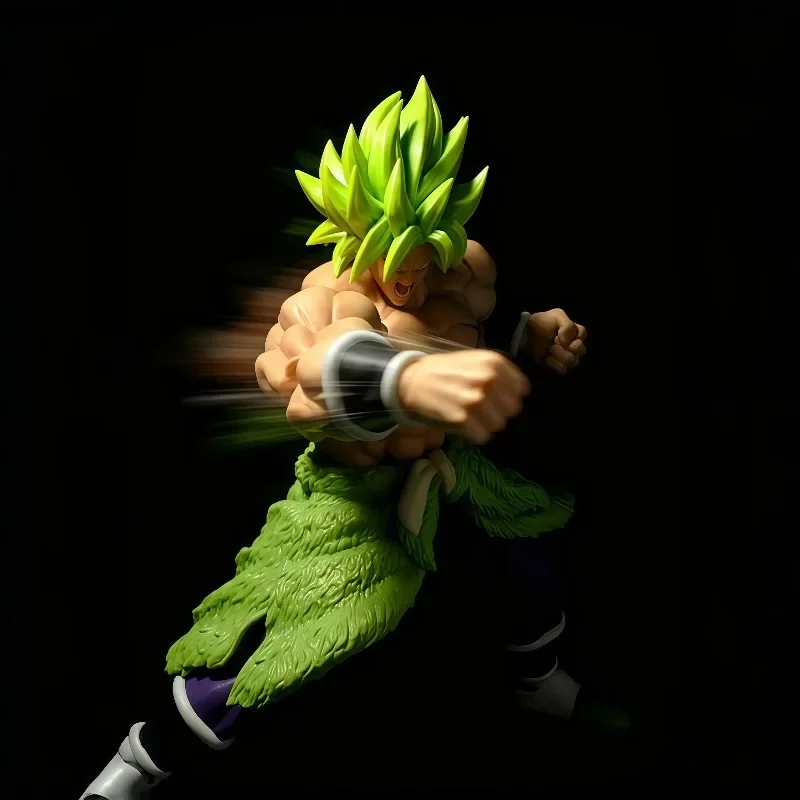 100% Original Bandai S.H.Figuarts Dragon Ball Super Broly Full Power Super Saiyan Action Figure Brand New With Retail Packaging. view 4