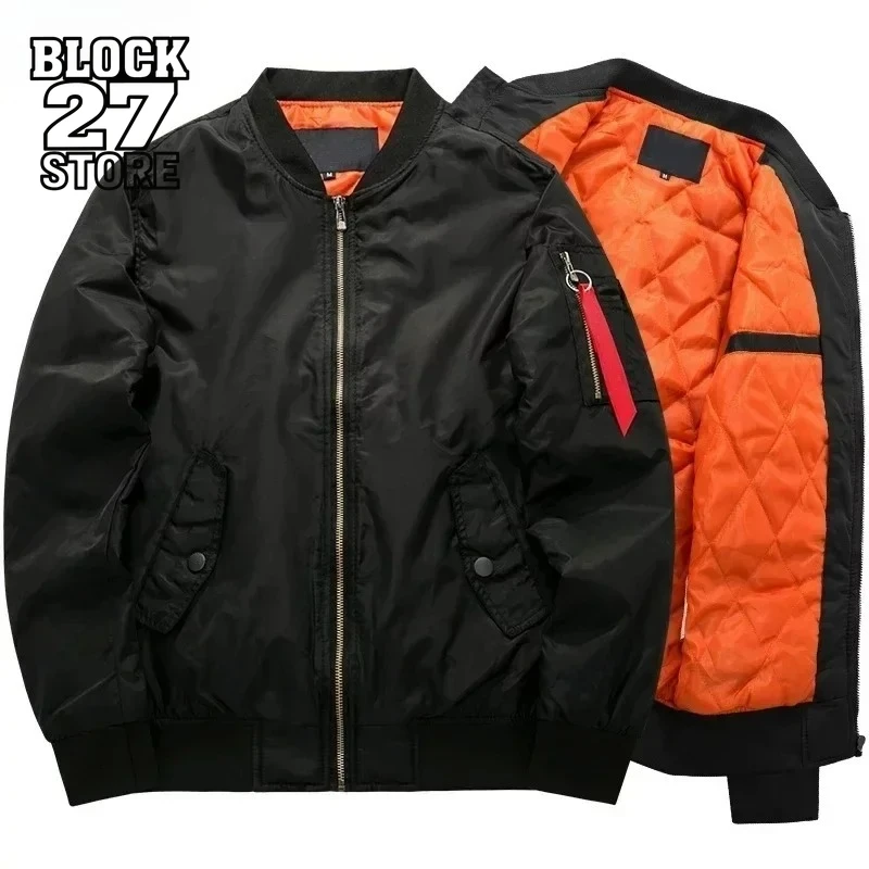 

Harajuku MA1 куртка-бомбер для мужчин, осенне-зимняя толстая бейсбольная куртка, повседневная ветрозащитная верхняя одежда в стиле милитари, модная новинка