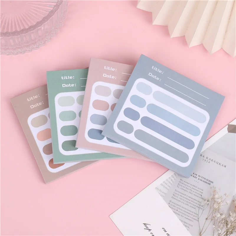 Memo Pad Learning Sticky  Functional Notes Message Strong Student Mark Instruction Stickers Mini Office  School Supplies Lovely