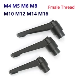 1pc M4 M5 M6 M8 M10 M12 M14 M16 Clamping Lever Machinery Adjustable Handle Locking Female Thread Knob Bolt Screw