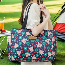 Camp Picnic Bags Outdoor Shoulder Bags New Portable Thermal Handbag Large Capacity Storage Pouch Ice Bag Kitchen Keep Fresh Box