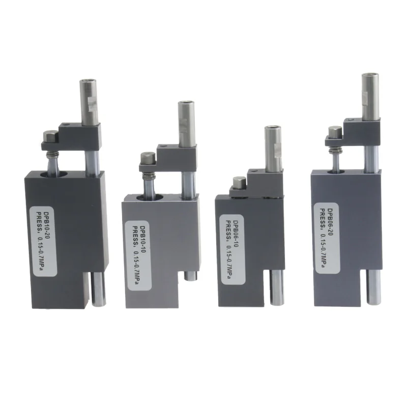 

DPB6 DPB8 SMD semiconductor chip blade cylinder, small pneumatic with buffer, micro ultra-thin high-speed card slide cylinder