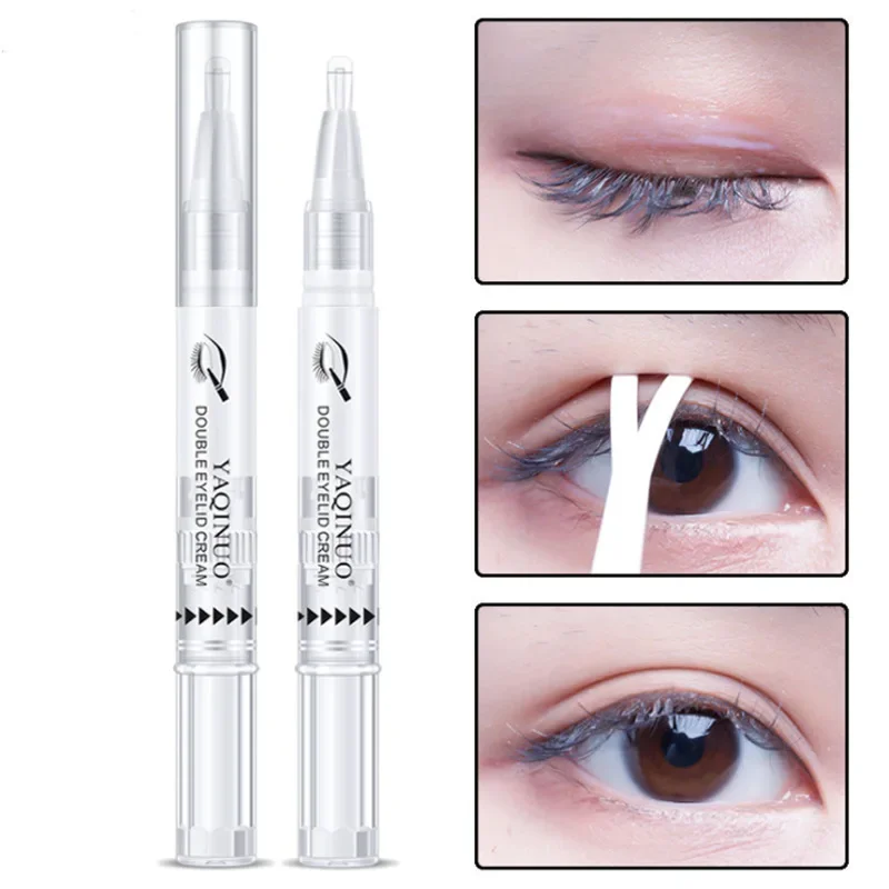 Double Eyelid Shaping Cream Lasting Natural Traceless Invisible Non-glue Double Eyelid Paste Big Eye Artifact  Self Adhesive