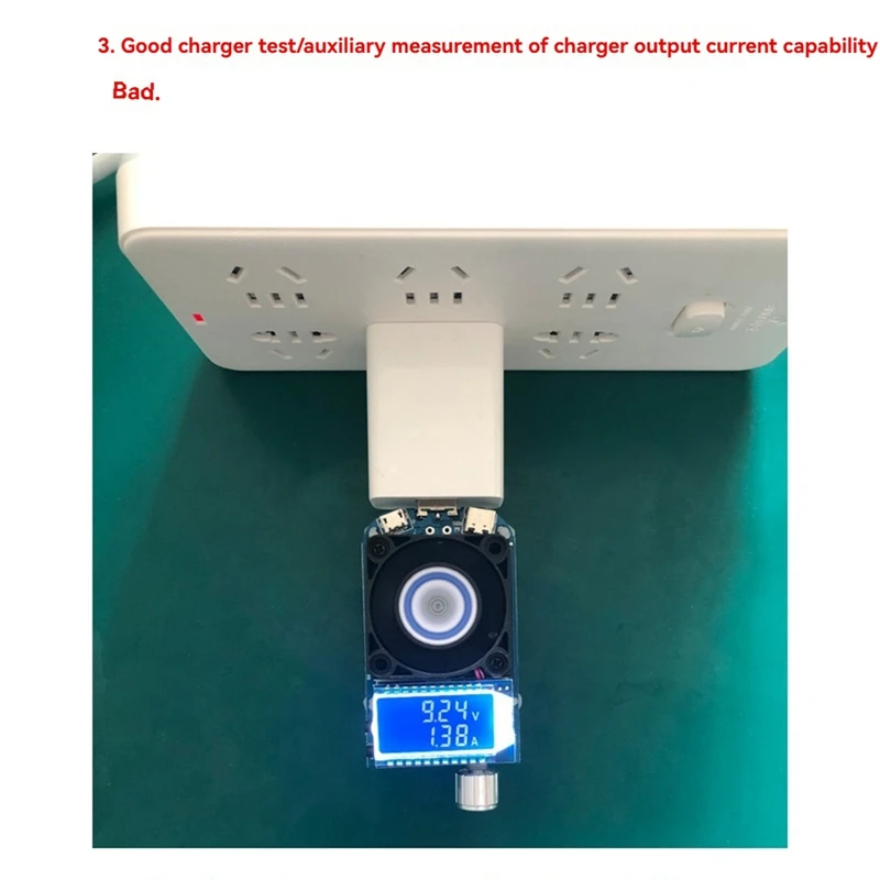 Usb Electronic Load Adjustable Constant Current Aging Resistor Battery Voltage Capacity Tester Voltmeter