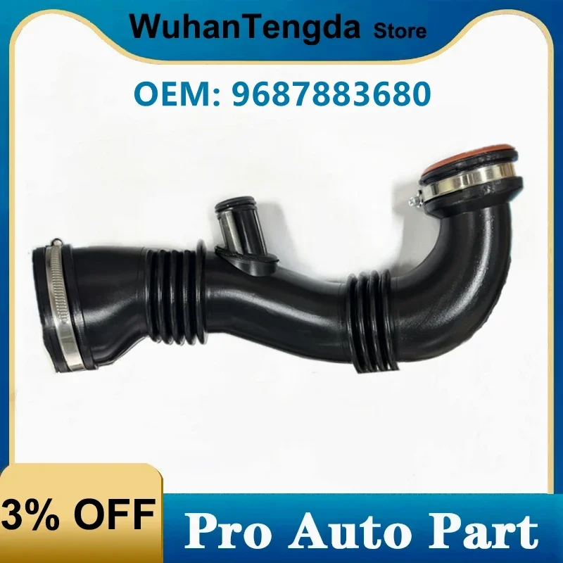 

for Fiat Alfa Romeo Citroen Lancia 1434E1 Air Intake Pipe Turbocharger Hose 9687883680