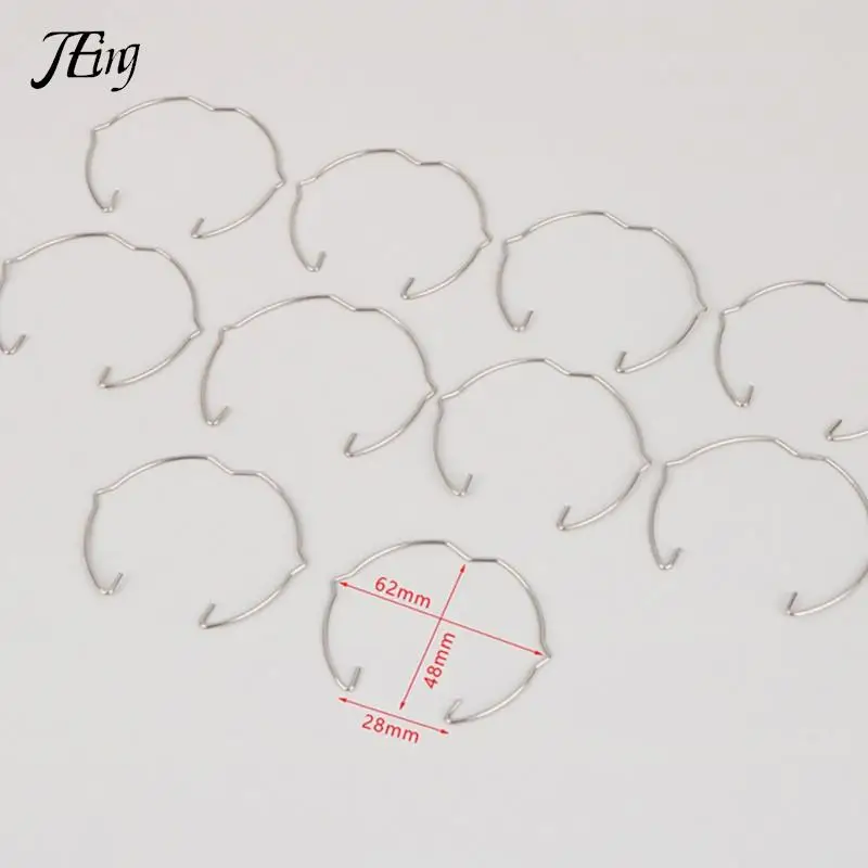 10 Pcs/set Light Cup Bracket Card Ring , 55mm 48mm LAMP RETAINING SPRING CLIP RING MR16 GU10 SPOT LIGHT DOWNLIGHT Accessories