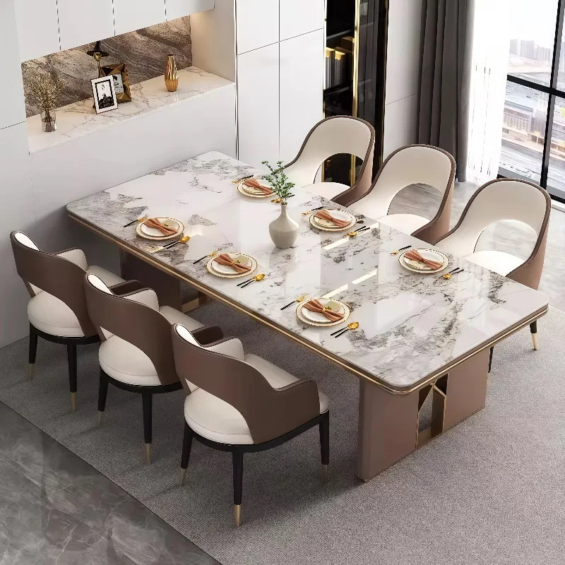 Dining Table Elegant Surface Stable Frame Gloss Touch Classic Detail Soft Finish Premium Quality Dining Setup Home Interior