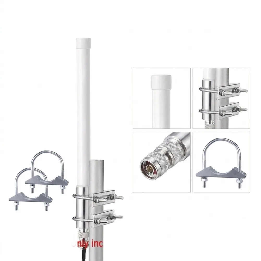 2pcs for antenna U Shape Clip for code Clamp Glass Fiber for lora Helium Hotspot for miner for aerial Mast Clamp Bracket