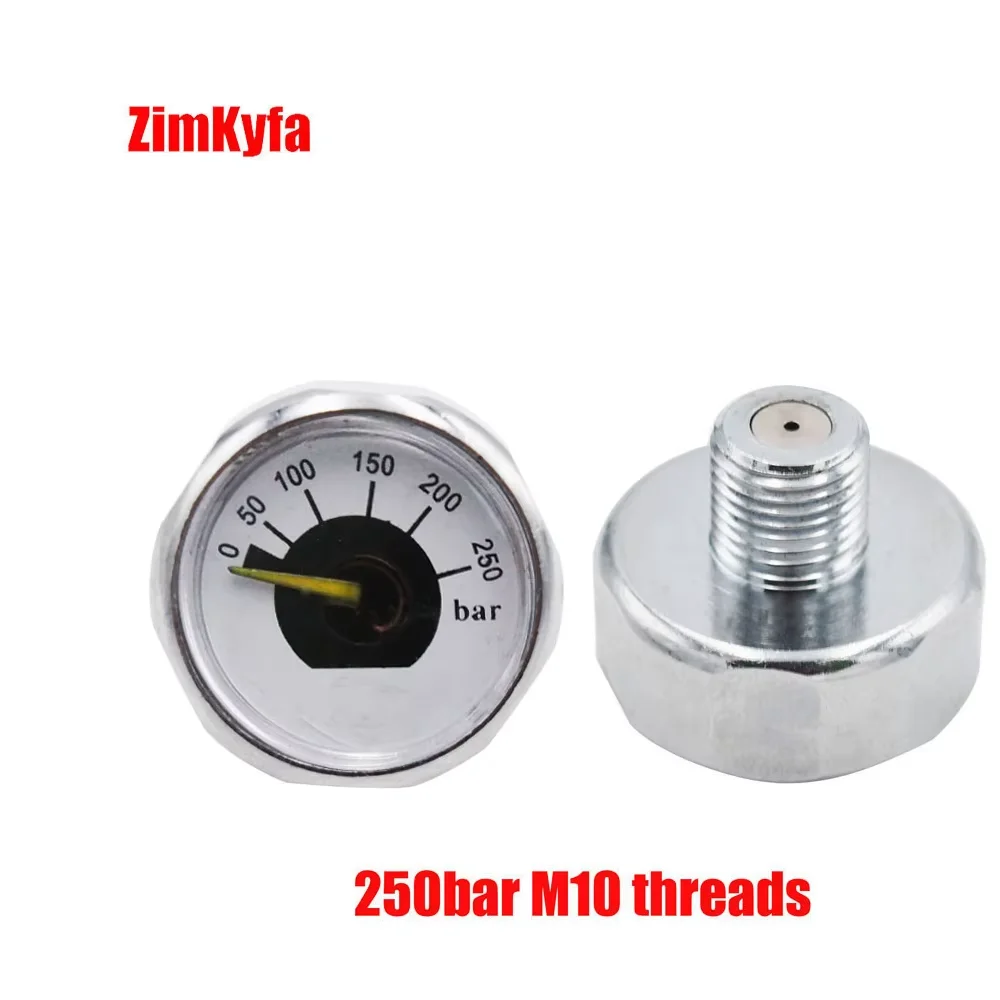 Air Mini Micro Pressure Gauge Manometre Manometer 1/8BSPP(G1/8),1/8NPT,M10,M8,300bar 350bar Hand Pump Valve Tool