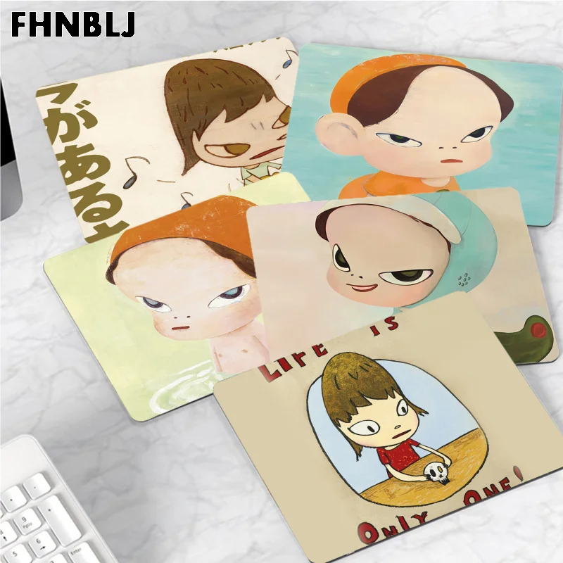 

Yoshitomo Nara Mousepad Custom Skin Thickened Mouse Pad Gaming Keyboard Table Mat Office Supplies Room Decor Teen Girls Bedroom