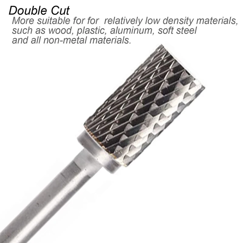 Extra Long 100mm Rotary Rasp File Carving Grinder Abrasive Tools Carbide Burr Alloy Bits Milling Cutter Drill For Metal Wook