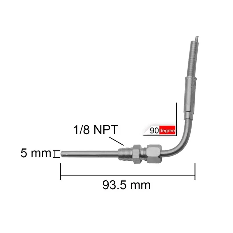 

Auto Exhaust Temperature Gauge Exhaust Gas Meter Digital With Sensor EXT Temperature Meter For 4WD Hilux Patrol EGT-A99D