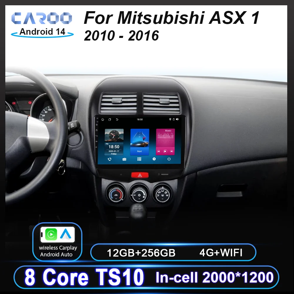 

Car Android GPS Navigation For Mitsubishi ASX 1 2010 2011 2012 2013 2014 2015 2016 Auto Radio Stereo Multimidia Player 2DIN DVD