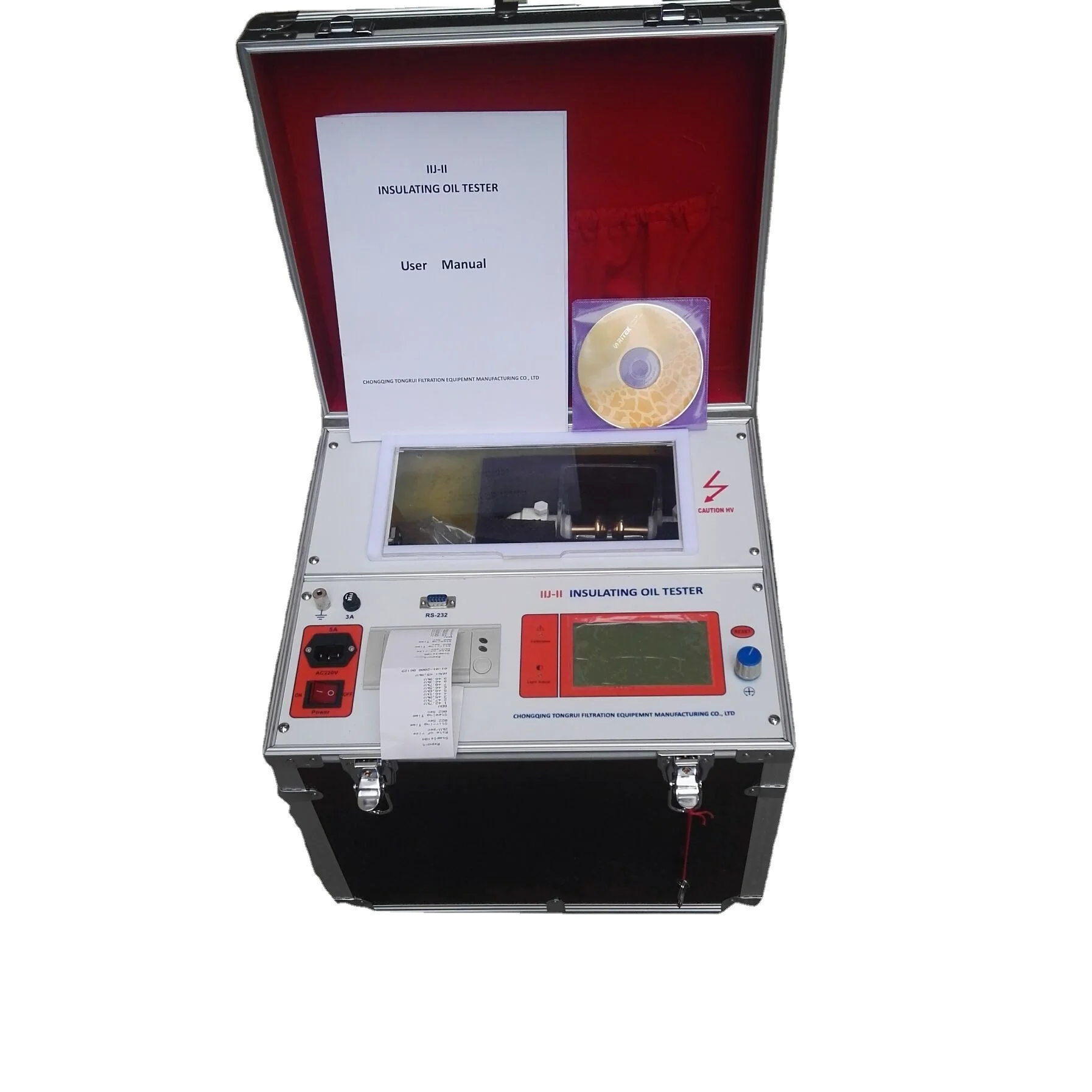 BDV Oil Tester Transformer Oil Breakdown Voltage Test set spintermetre