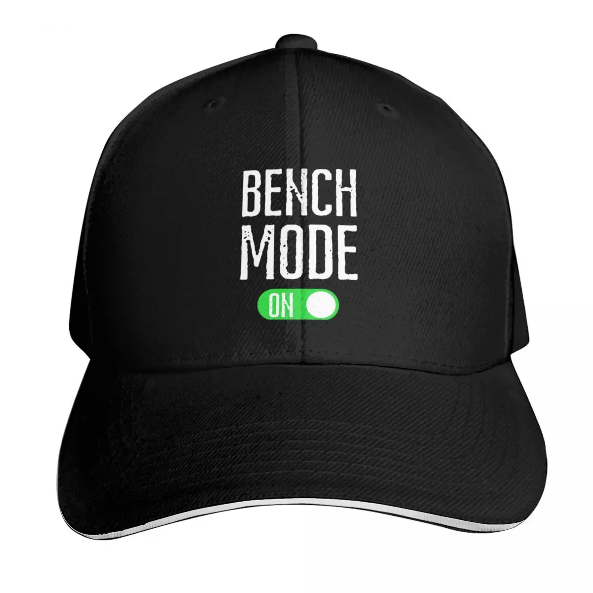 Gorra de béisbol con diseño de Bench Press Mode, gorras únicas para golf, novedades en gorras, gorros de invierno para hombre, ropa de golf para mujer, ropa de golf para hombre