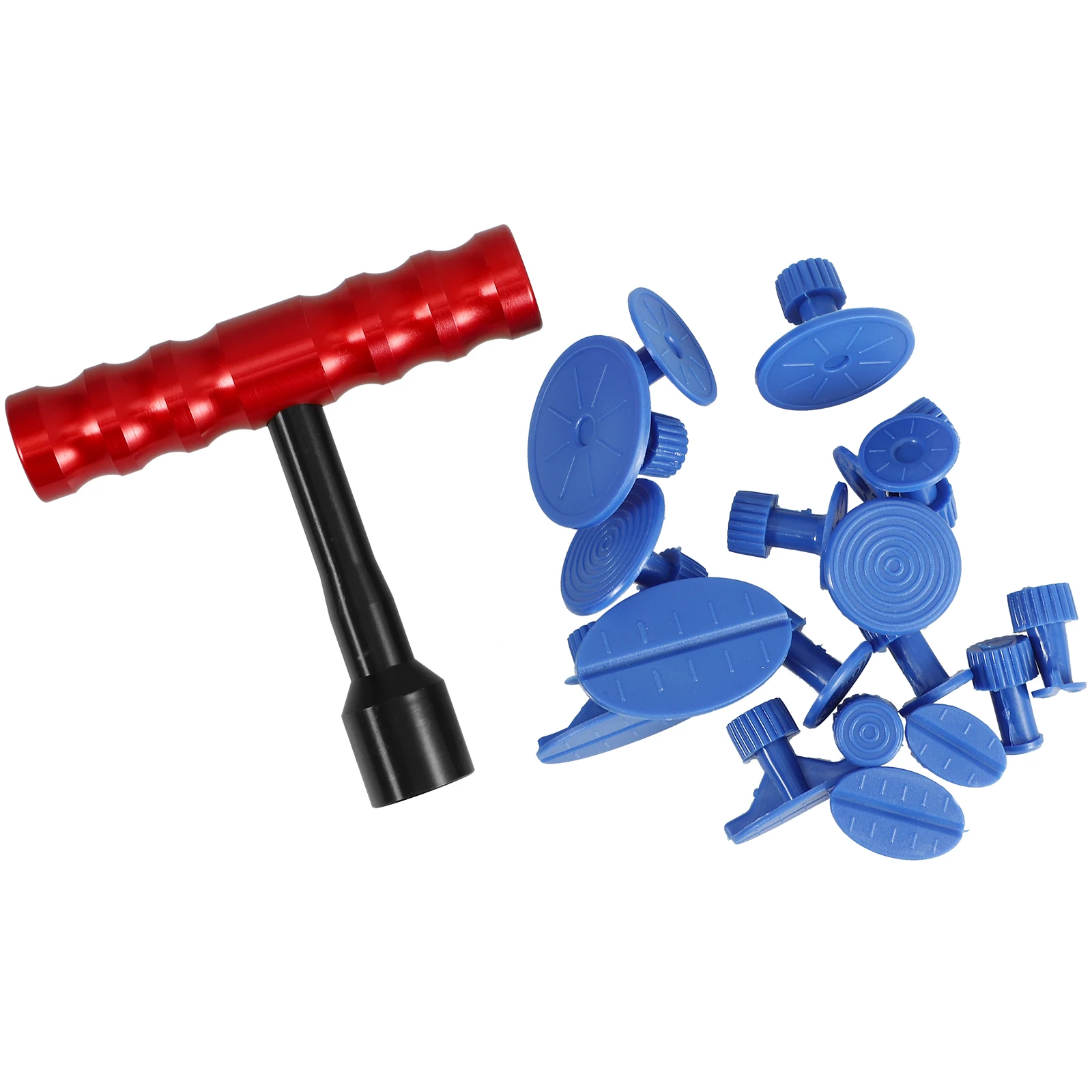

18pcs T-Handle Dent Puller Body Repair Tool Auto Paintless Dent Remover Car Body Lifter Hail Damage Repair Golf Ball Dimple