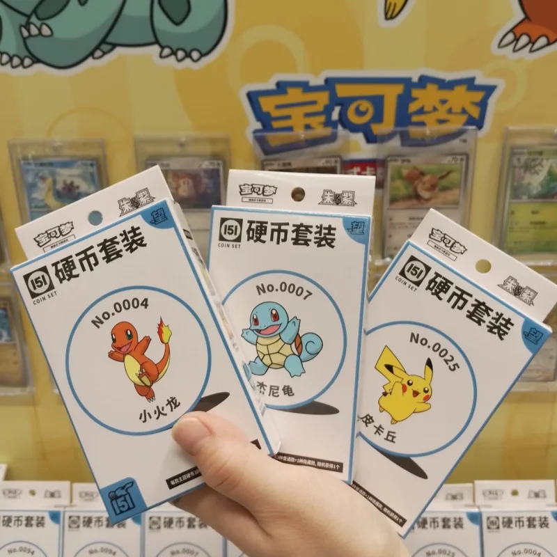 

Genuine PokéMon 151 Coin Series Set Chinese Version Battle Collectible Cards Birthday Gift Gifts suitable for Pok é mon fans