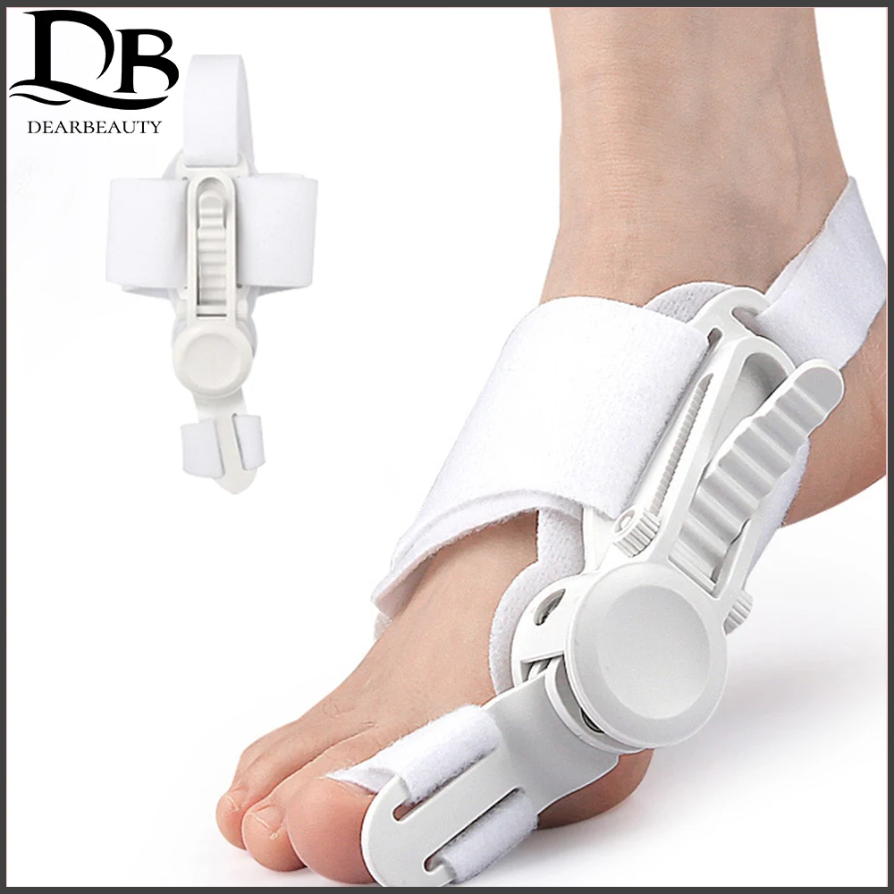 Hallux Valgus Corrector Thumb Straightener Adjustable Bunions Toe Foot Finger Separator Pain Relief Foot Care Day And Night Use