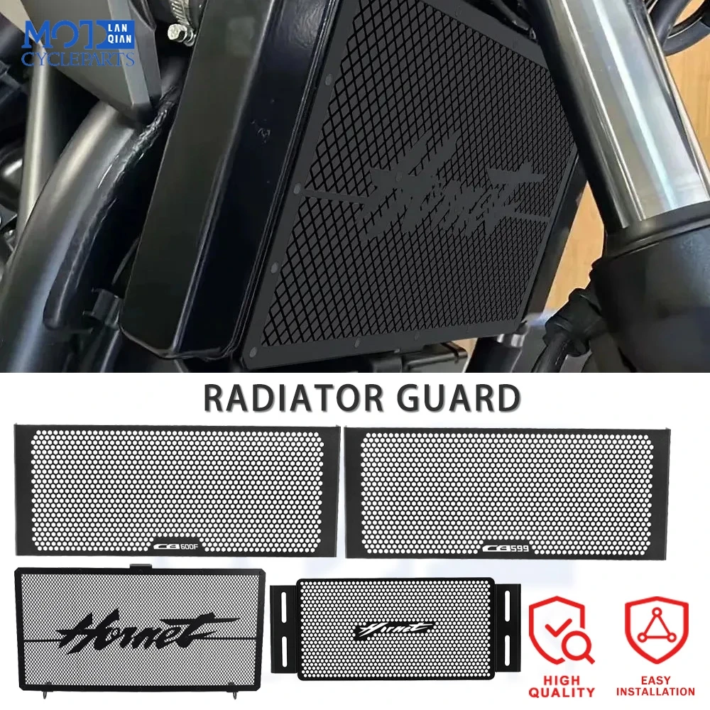 

For Honda CB599 CB600F Hornet 1998-2001 2002 2003 2004 2005 2006 Motorcycle Radiator Guard Grille Oil Cooler Cover Protection