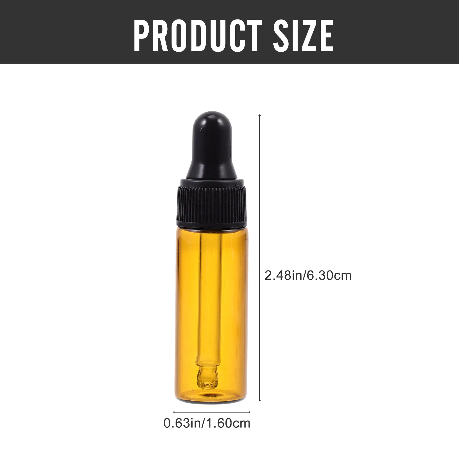 20Pcs Glass Dropper Bottle Essential Oil Container Mini Refillable Dropper Bottles Travel Small Empty Sample Bottles