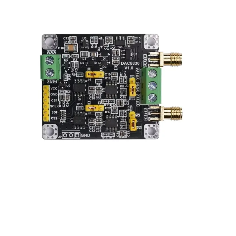 DAC8830 Module Dual Channel Two Channel 16 Bit Analog-to-digital Converter DAC Module 0-5V 0-10V+-10V