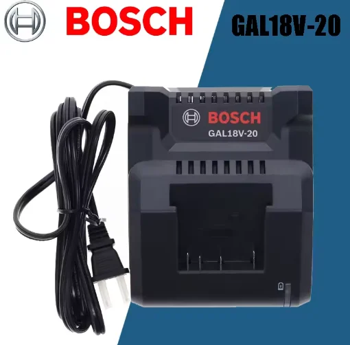 BOSCH GAL18V-20/40 18V Lithium-Ion Battery Charger Status Indicator Fast Charging Dual-Mode Charging Power Tool Accessories