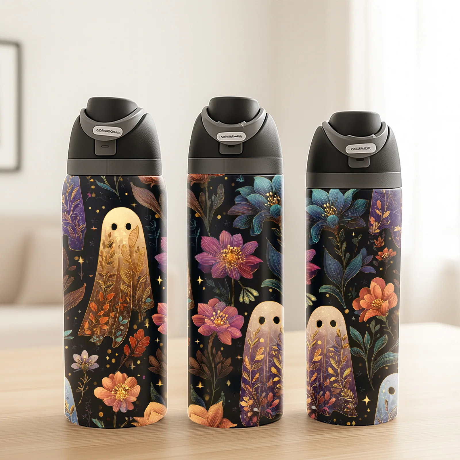 

304 stainless steel insulated cup, high appearance level cartoon fruit cup, outdoor portable large-capacity double-drinking cup