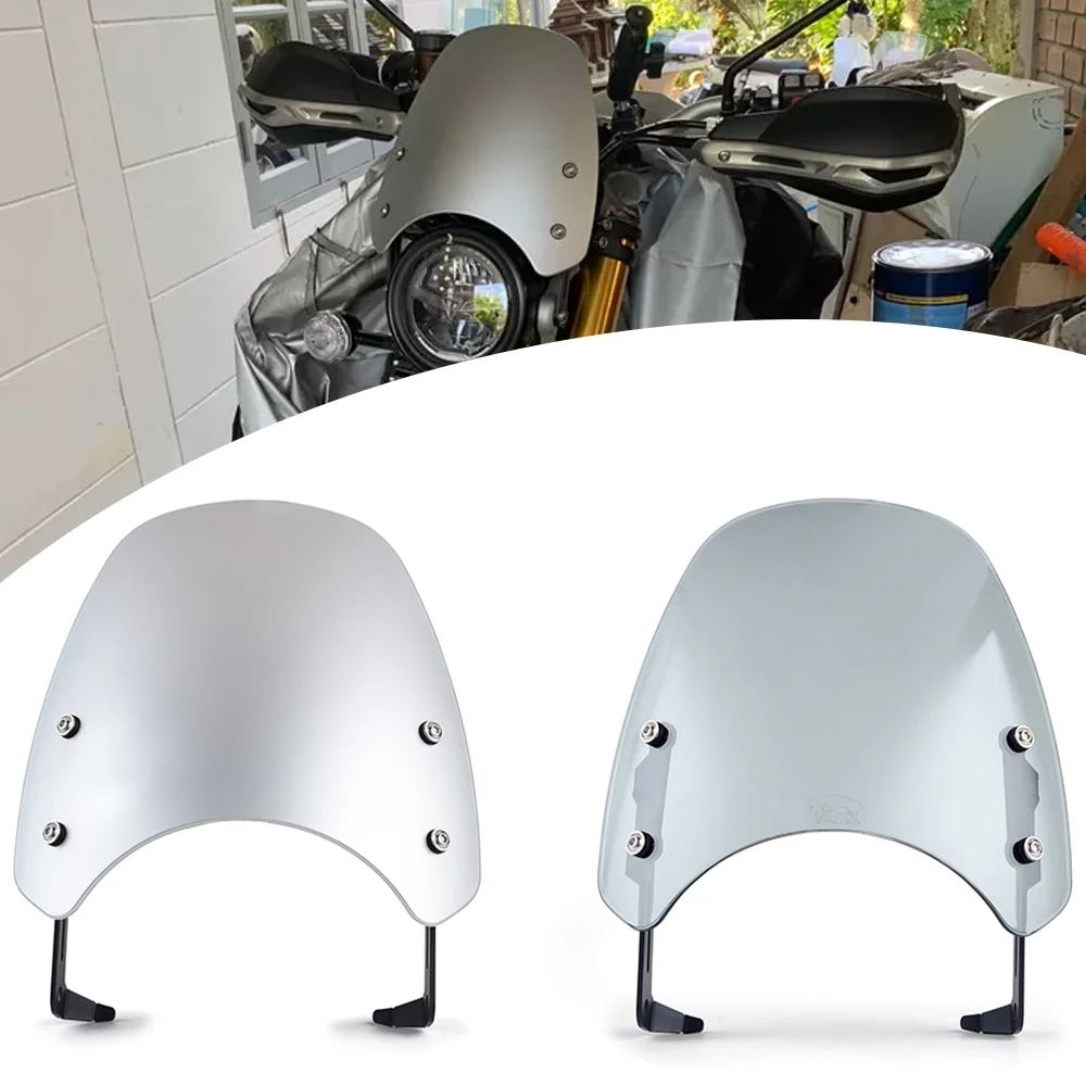 

Windscreen Windshield Wind Deflector For Triumph Bonneville Scrambler 1200XE 1200XC 1200BE 1200 XE BE 2019 2020 2021 2022 2023