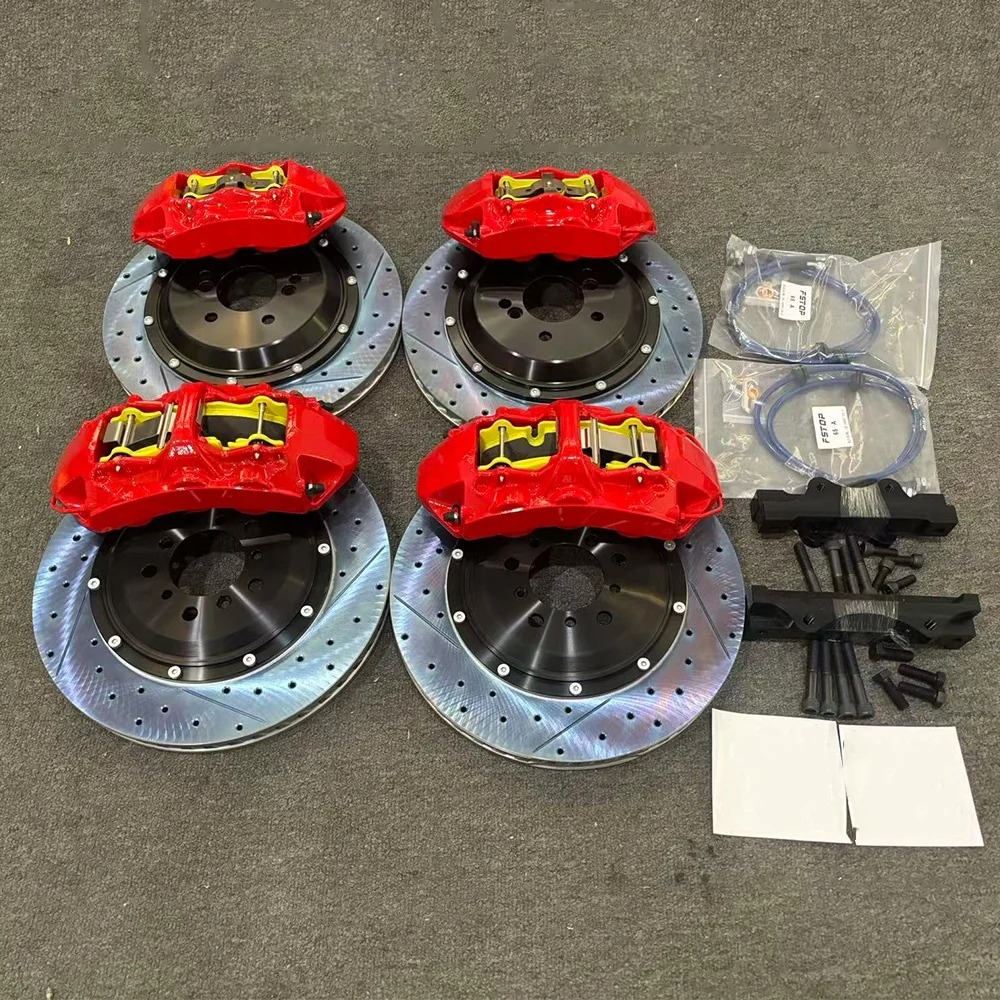 4 6 Pistons Pot Disc Big Brake Kit For BMW M3 E46 E92 335i 535i 2003 2008 2009 2010 2011 Front GT6 Rear F40 Caliper