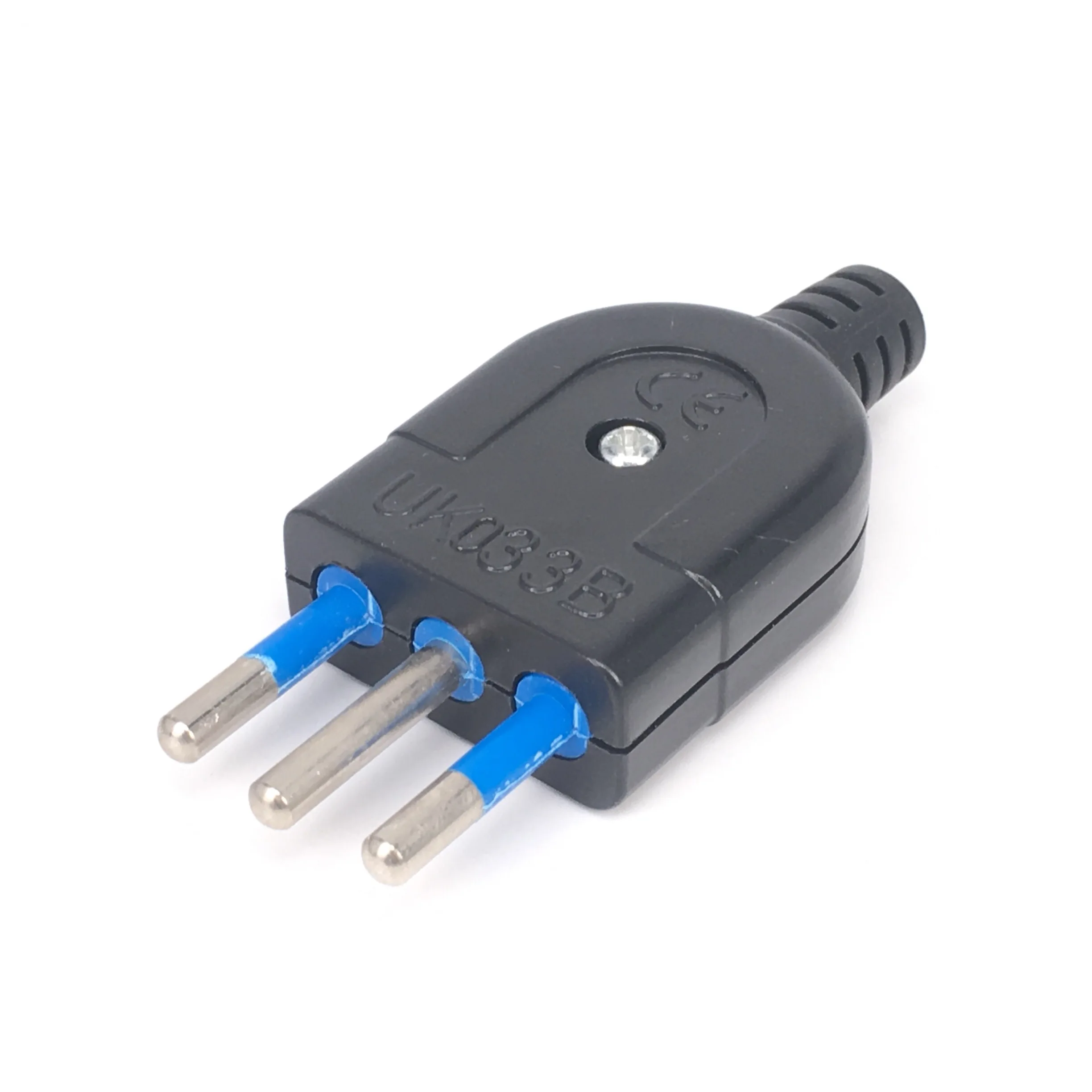 Italian Standard 10A 16A Power Plug Male/Female 3 Round Pin Converter Adaptor Small Detachable Socket for Electrical Use