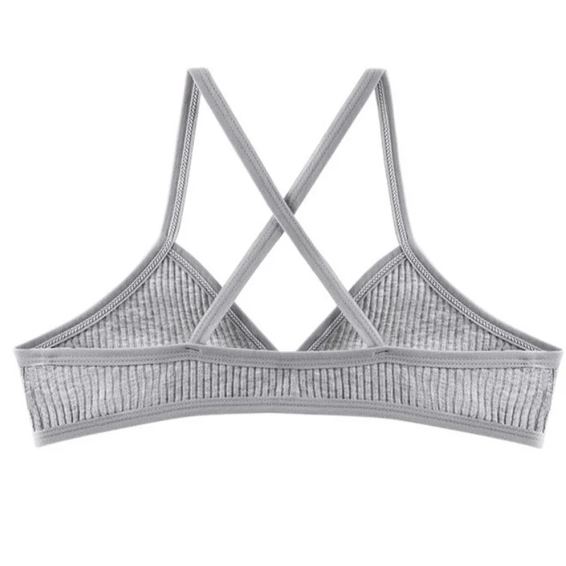 2Pcs/Set Vneck Bras For Women Push Up Bra Without Pad Sexy Lingerie Breathable Sports Wireless Seamless Underwear Bralette