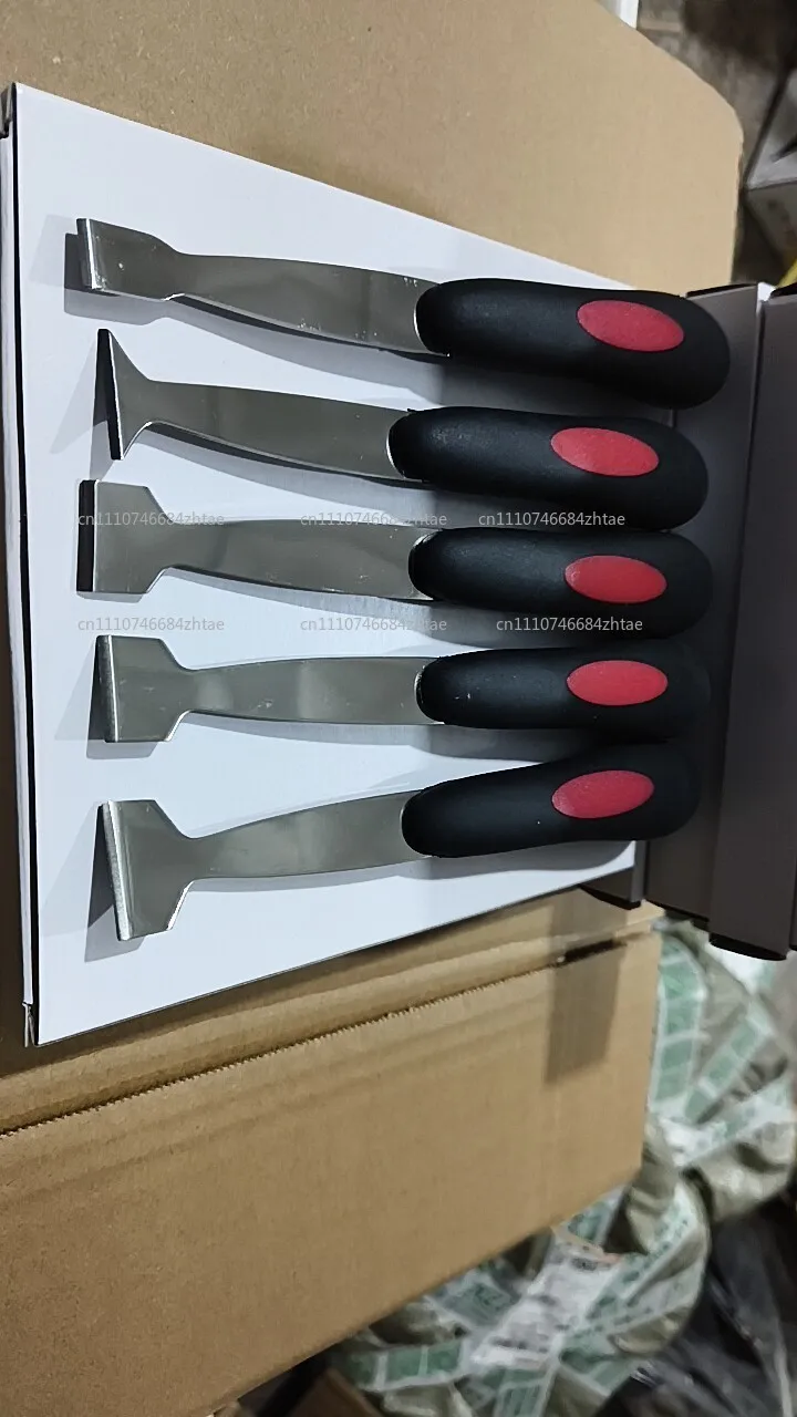 Manual Windshield Urethane Scraper Tool Kit Glass Bottom Glue Repairing Knife Set with 3pcs Blades with Soft Rubber