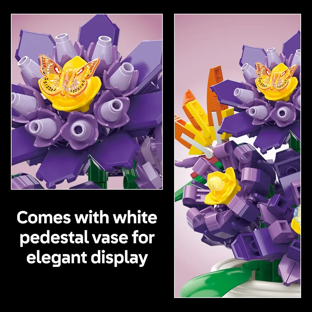 

Ботаническая цветочная композиция 2021. Строительный набор «сделай сам», комплект из искусственного букета для взрослых, украшения для офиса или кабинки.