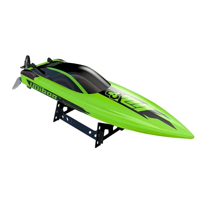 UDIR/C UDI018 RC Boat 40Km/H High Speed 2.4GHz Radio Control Boat Waterproof Brushless Pvc Boat RC Speedboat Toys Gift for Kids