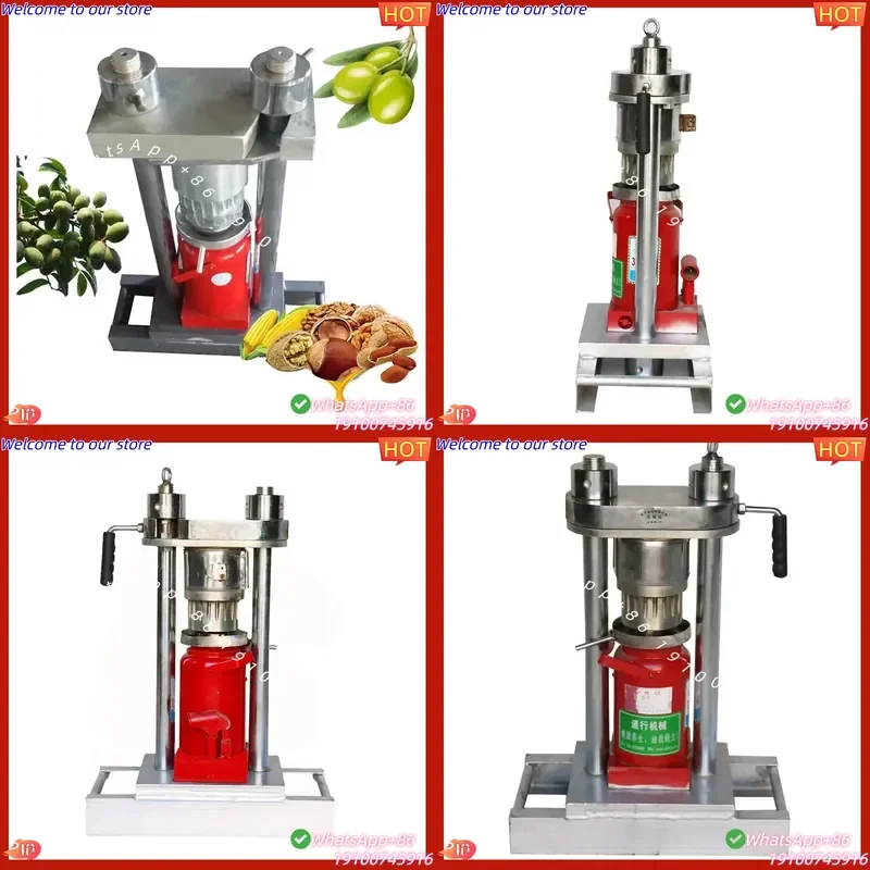 CECertificate Hand Press Oil Squeeze Machine Hydraulic Grain Oil Press Machine
