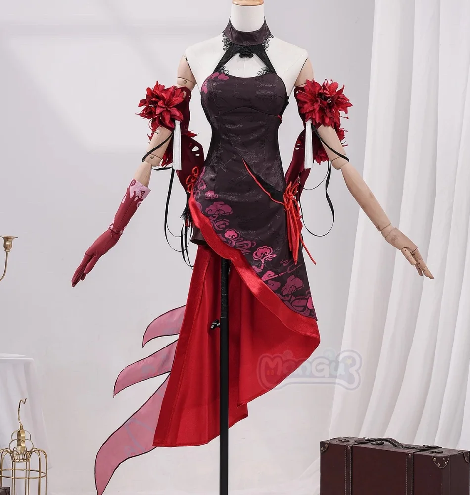 

COWOWO Honkai Impact 3 Seele Qipao Cosplay Costume Cos Game Anime Party Uniform Hallowen Play Role Clothes Clothing