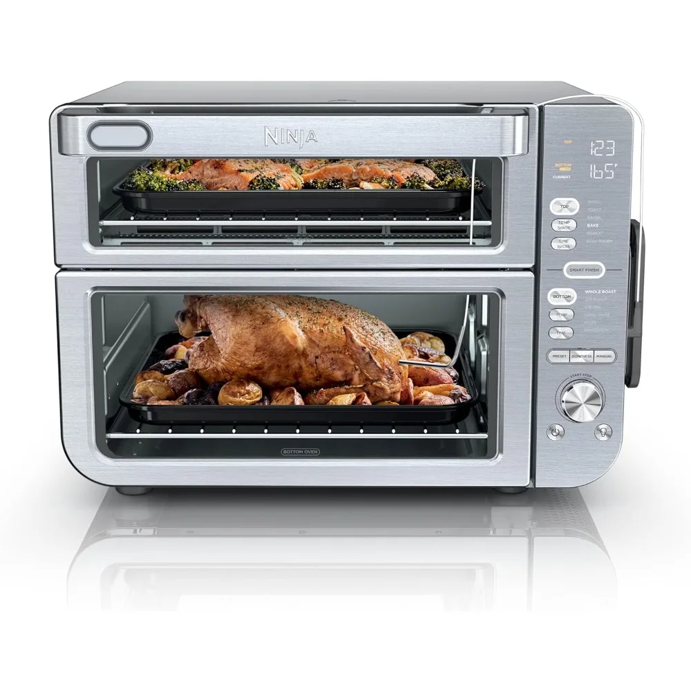 

Countertop Oven Double Stack XL & Air Fryer with Pro Cook System, 12-in-1, Air Fryer, Bake, Broil, Reheat, Stainless Steel