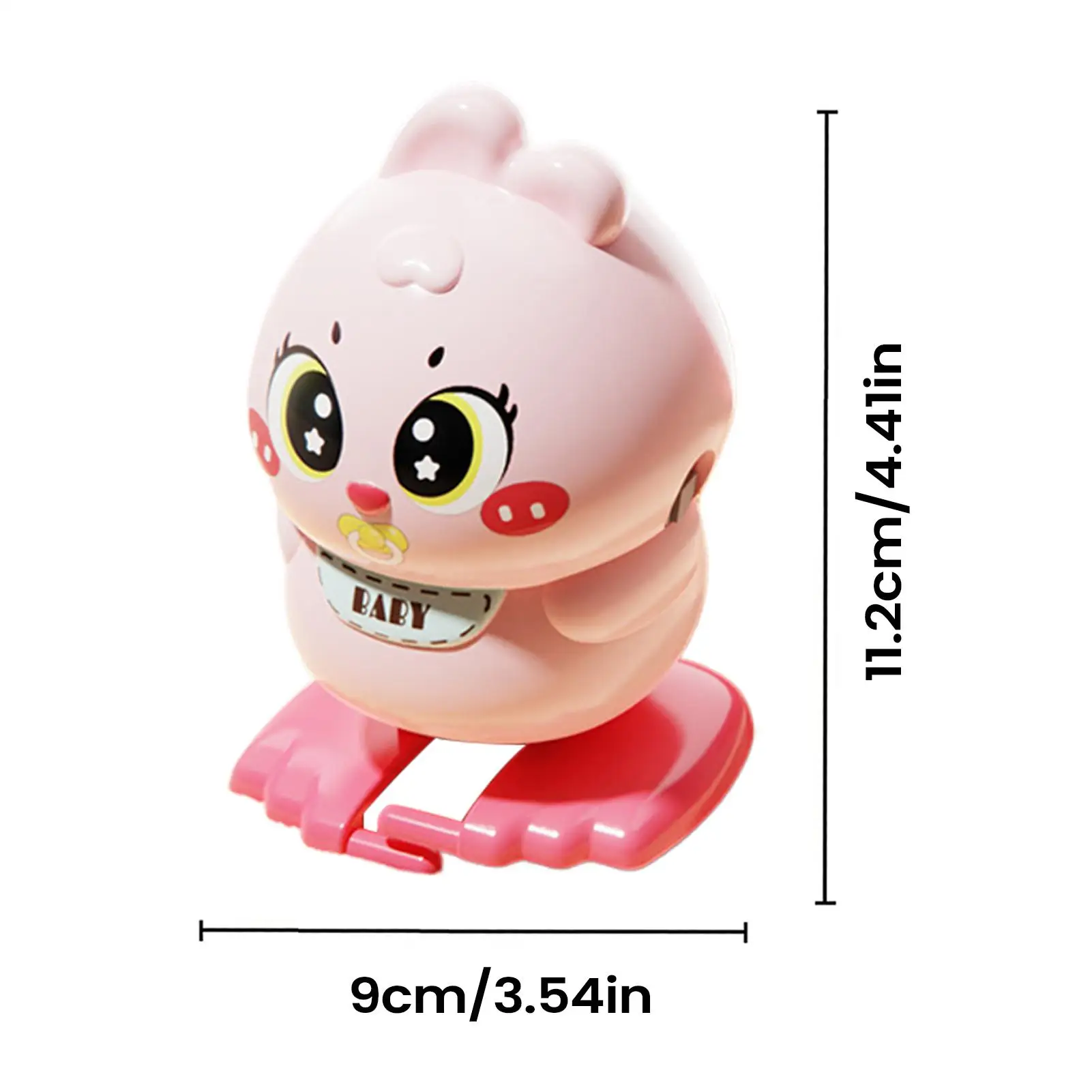 Clockwork Toy Fun Cute Walking Hopping Animal Toys For Kids Boys Girls Play Christmas Birthday Easter Party Favor Classroom
