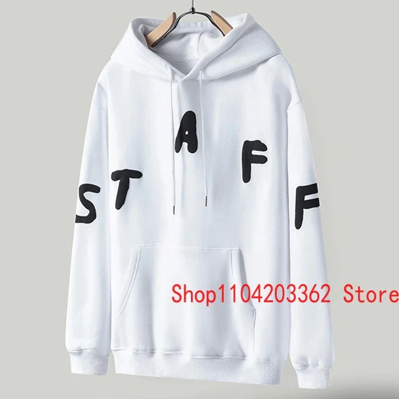 Men Women Fleecing CACTUS JACK Hooded Sweatshirts Staff Letter Printed Original Label Pullover High Street Couple Pop Hoodies