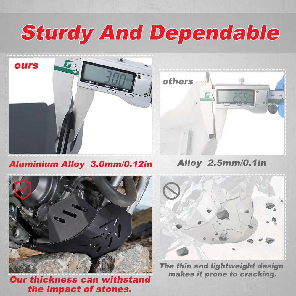 Motorcycle Accessories CNC Skid Bash Plate Frame Guard CRF250L 2013-2021 CRF250L Rally 2018 2019 2020 2021  Fit For HONDA