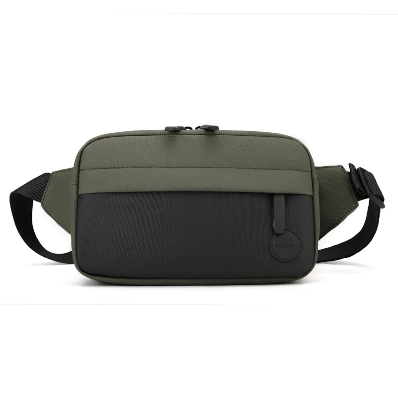 New 2025 Men's Diagonal Cross Chest Bag, Contrasting Color Shoulder Bag, Outdoor Leisure High-end Chest Bag, Waist Bag for Men