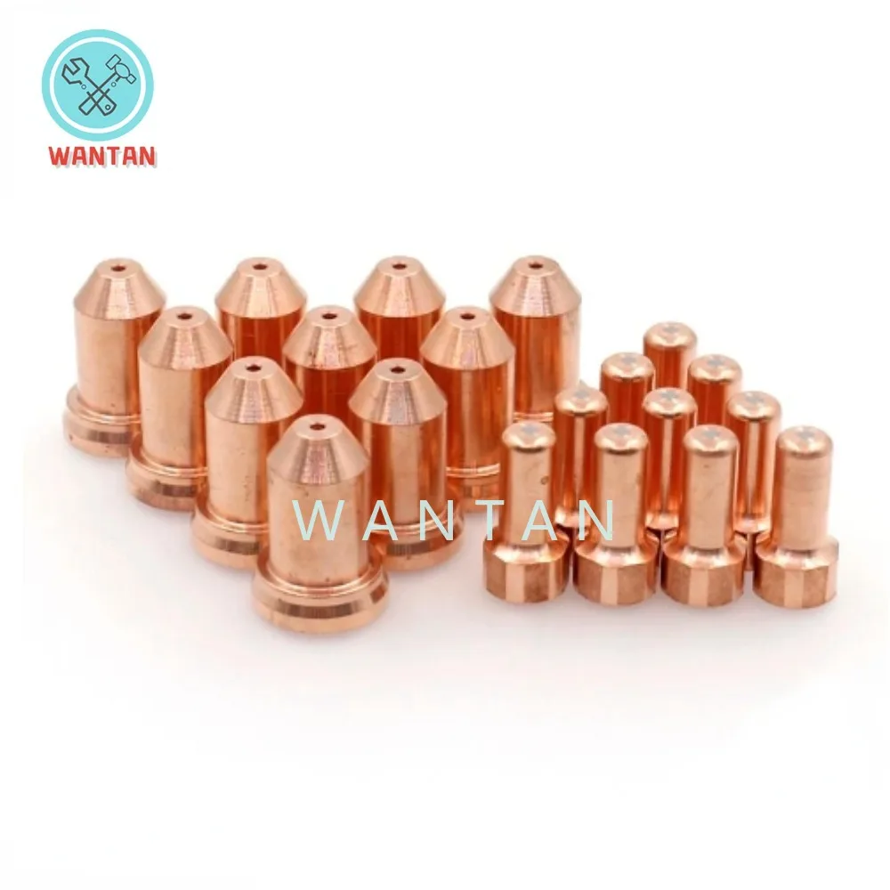 

20Pcs PTM80 PTM-80 IPT-80 PT80 Electrode Tip/Nozzle 1.0mm/1.2mm/1.3mm for Plasma Cutter Torch Consumables QIANGHAN (1.2mm)