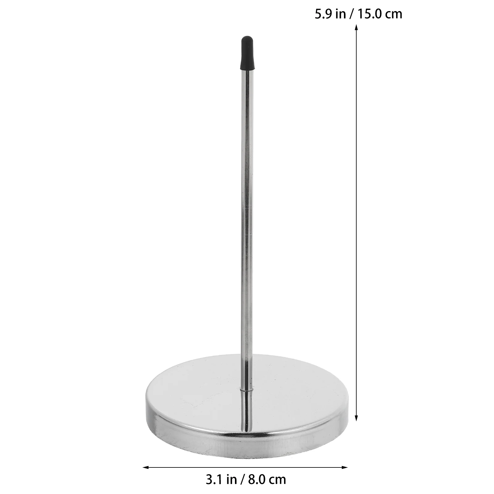 2 Stuks Pin Socket Metalen Bon Spike Houder Papier Restaurant Check Desk Factuur Vork Memo Kantoor Ticket Stabbers