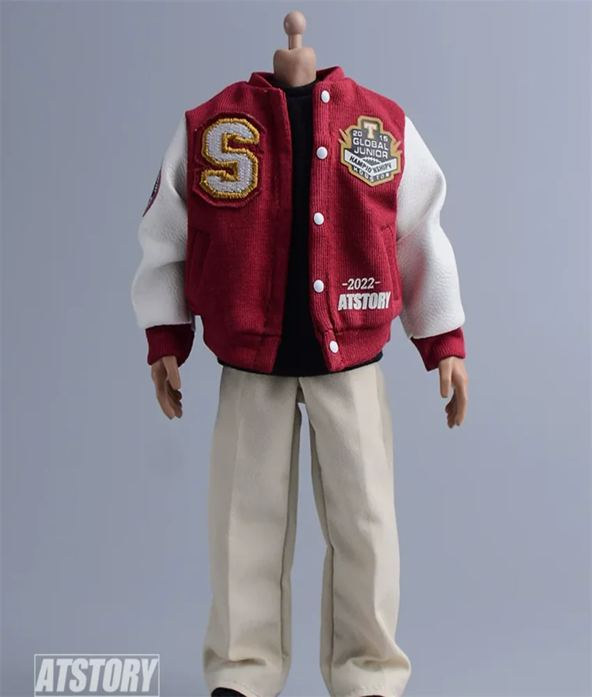 1/12 Street Trend Soldier Doll Clothes Coat Baseball Suit Cardigan Model Accessories Fit 6'' Action Figure Body In Stock