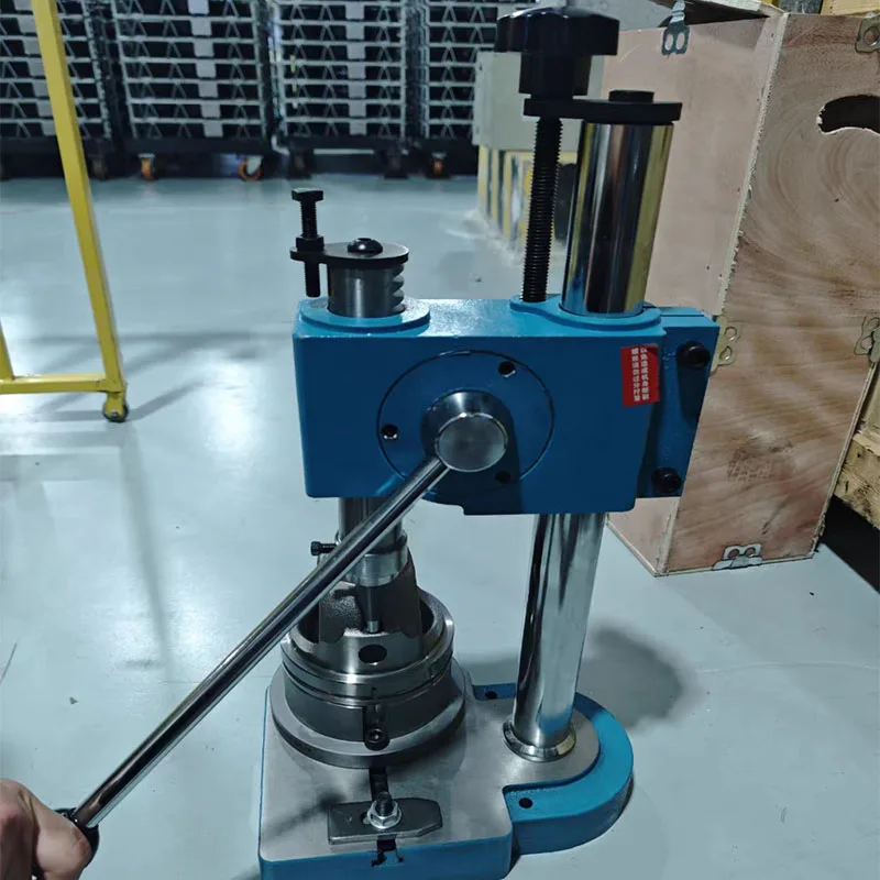 Manual Arbor Press Manual Leverage Mountable Bearings Cast Iron Riveting Squeezing Punching Machien Bend Pressing Tool