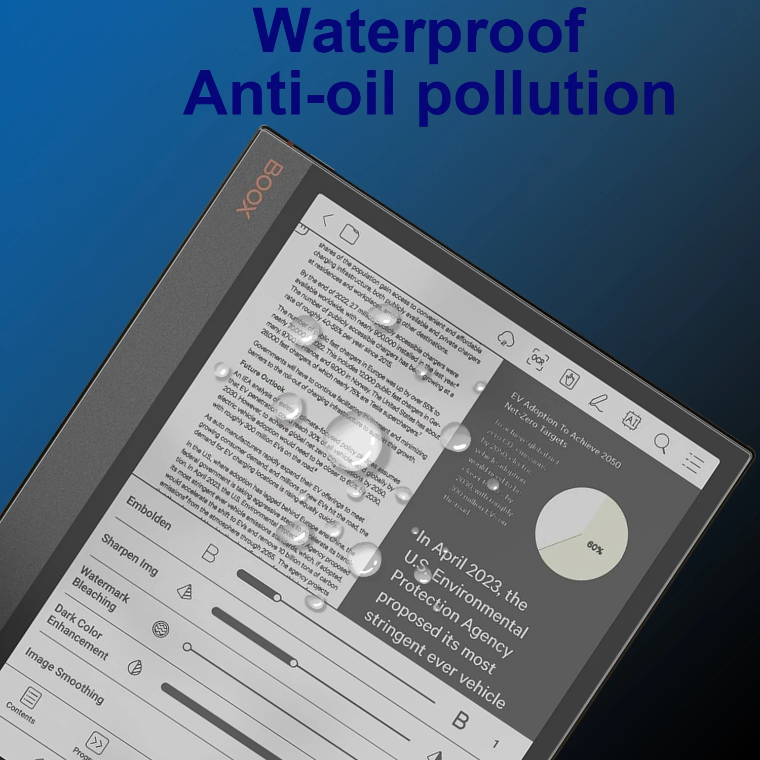 Screen Protector Designed for 10.3\'\' Boox Note Air 5 C / Note Air 4 C Anti Reflective Anti Fingerprint Matte Skin PET Film