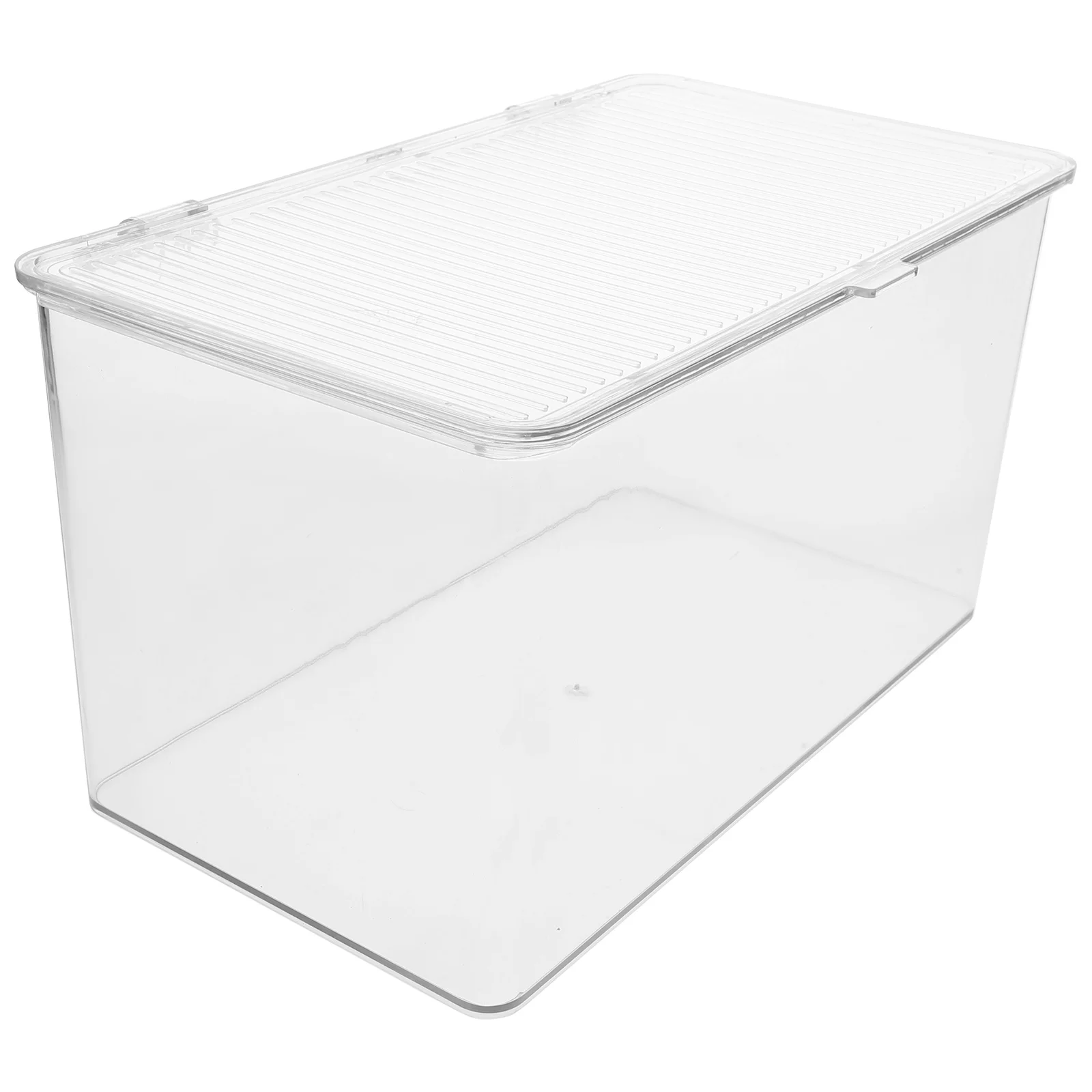 

New Upgraded Dustproof Storage Box Lid Organizer Kitchen Cabinet Classroom Office Home Container BinsShelving Unit for Pantry