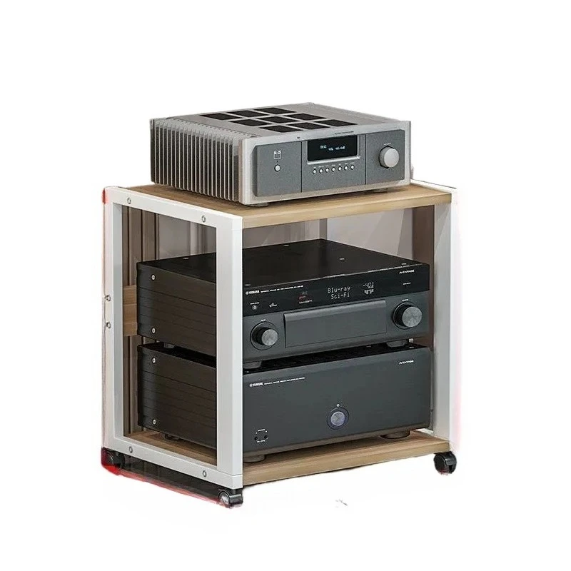 Simple shelf with mobile roller adjustment function, suitable for HIFI speaker rack, excellent sharing products