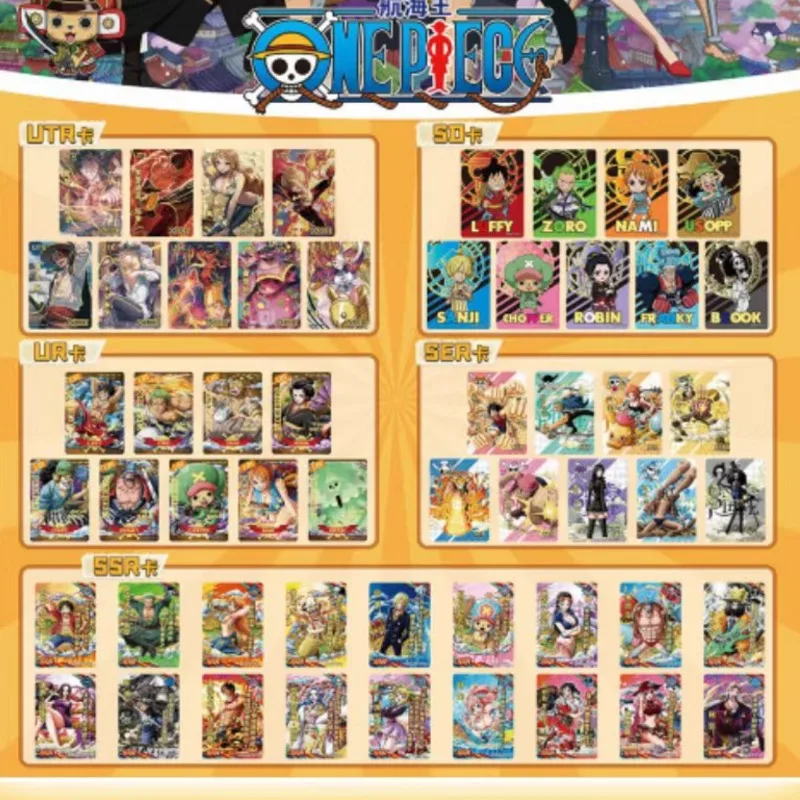 ONE PIECE Anime Series Nami Miss·Allsunday YamatoMonkey D. Luffy Roronoa Zoro Collect Card 144pcs/set 150pcs/set Festival Gift